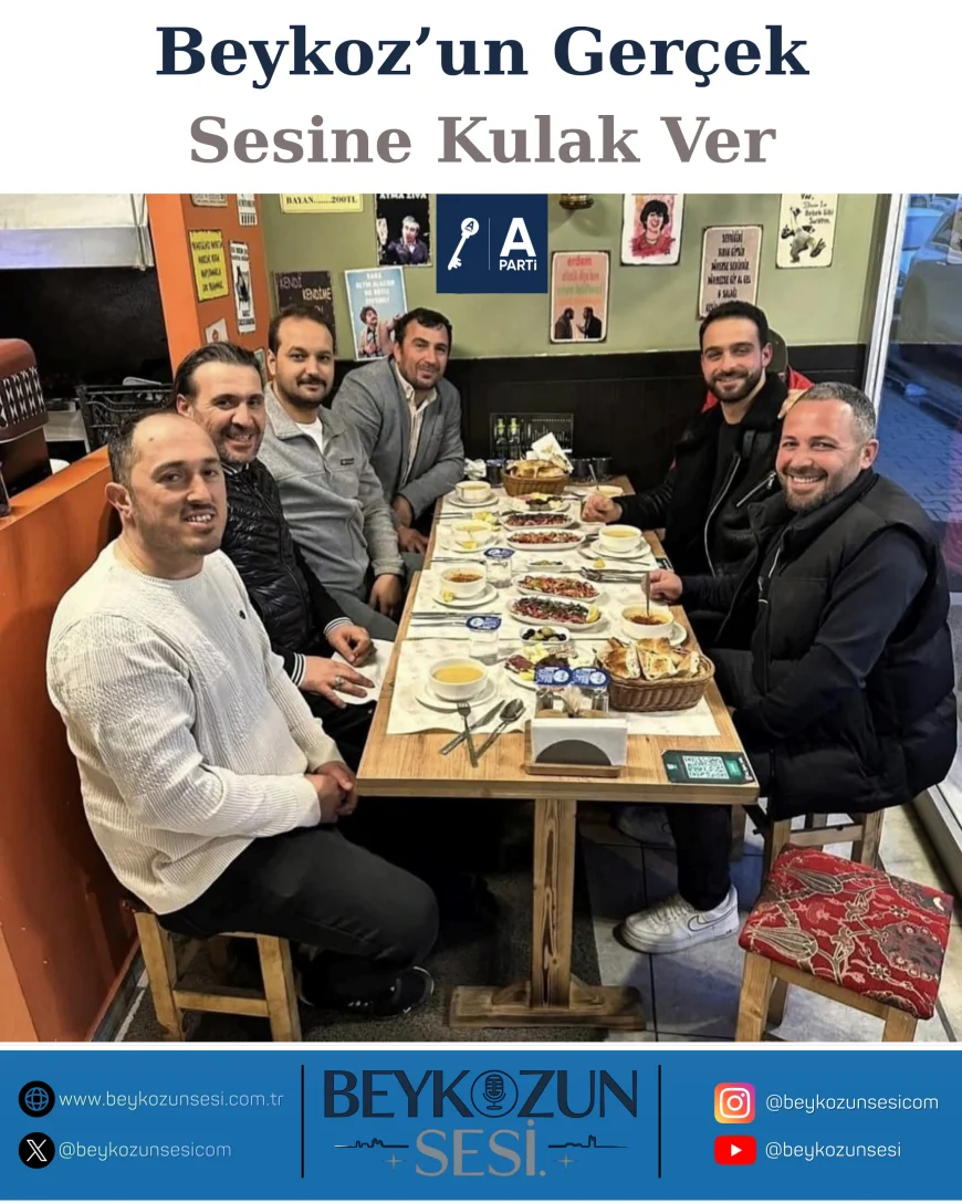 Anahtar Parti Beykoz İlçe Teşkilatı Çavuşbaşı Çiftlik Mahallesi’nde Ramazan İftarında Teşkilat Üyeleriyle Bir Araya Geldi