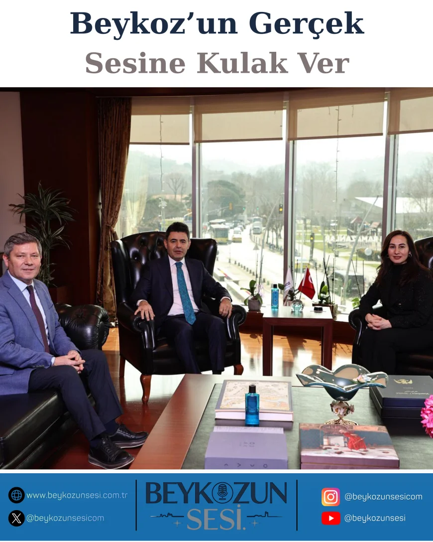 Ulaştırma ve Altyapı Bakan Yardımcısı Osman Boyraz Beykoz Belediyesi’ni ziyaret etti