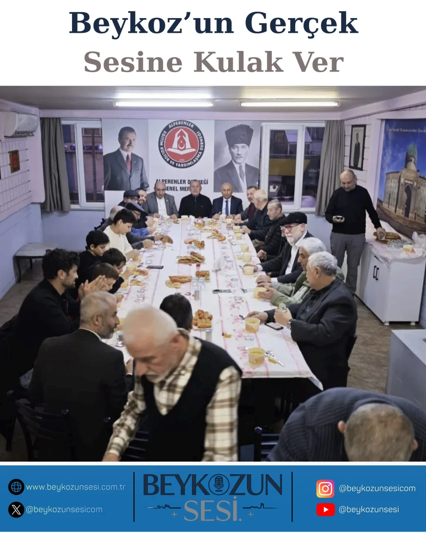 Beykoz Alperenler Derneği’nin Geleneksel İftarında Siyaset, Medya ve İş Dünyası Aynı Sofrada Buluştu