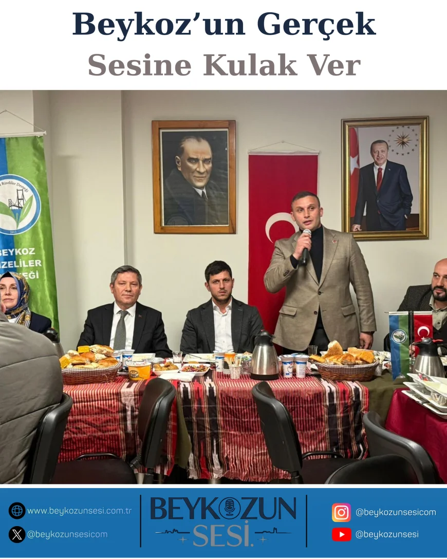 Beykoz Rizeliler Derneği İftar Etkinliği: Hemşehriler Bir Araya Geldi