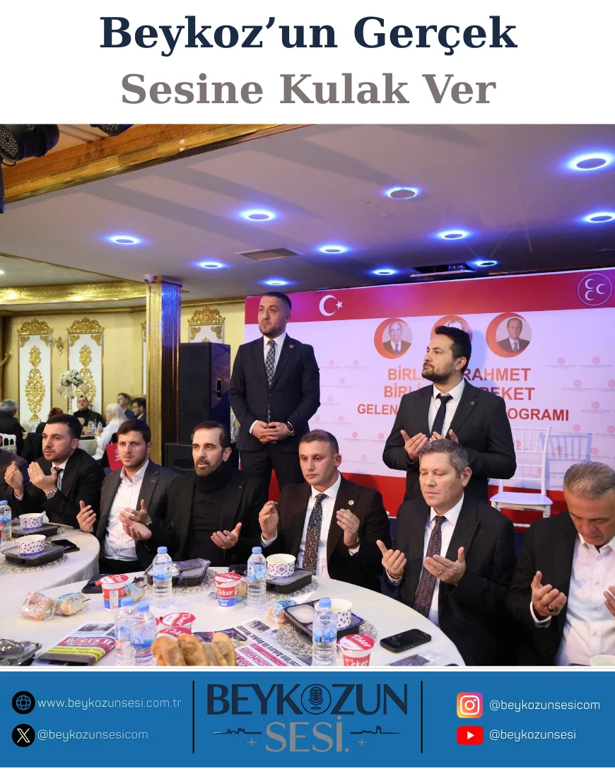 MHP Beykoz İlçe Başkanı Emre Çömlekçi: “Ramazan’da Beykoz’da Birlik ve Bereketi Paylaşıyoruz”