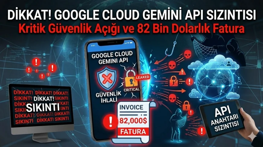 Google Cloud Gemini API Sızıntısı: Kritik Güvenlik Açığı ve 82 Bin Dolarlık Fatura