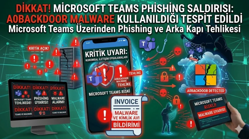 Microsoft Teams Phishing Saldırısı: A0Backdoor Malware Kullanıldığı Tespit Edildi