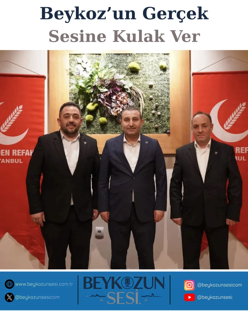 Yeniden Refah Partisi Beykoz İlçe Başkanı Ömer Zahit Kuvvet, İl Başkanı Nuri Özata’nın İftar Programına Katıldı