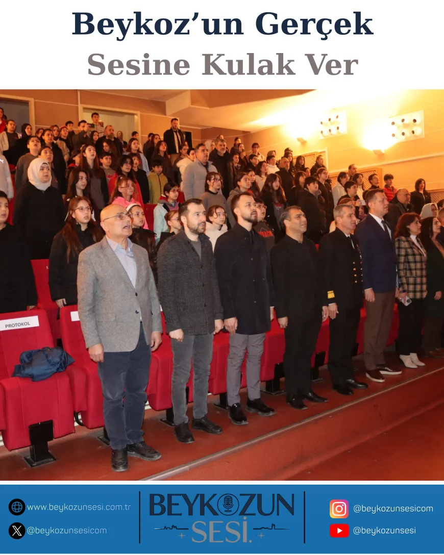 Beykoz’da İstiklâl Marşı’nın Kabulünün 105. Yılı Mehmet Akif Ersoy’u Anma Programıyla Kutlandı