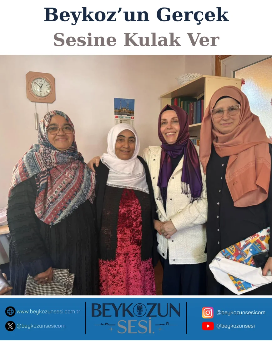 AK Parti Beykoz İlçe Kadın Kolları Ramazan Ayında Mahalle Mahalle Vatandaşlarla Buluşuyor
