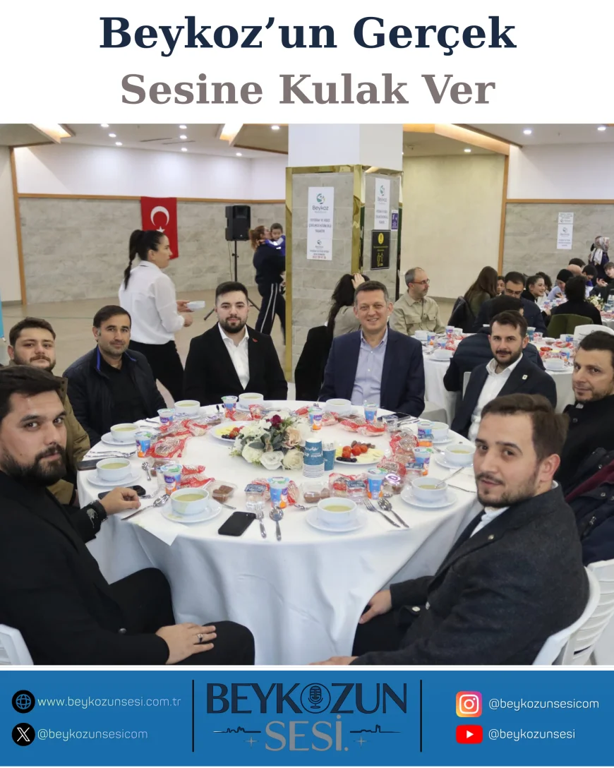 TÜGVA Beykoz’un İftar Programında Protokol ve Gençler Aynı Sofrada Buluştu