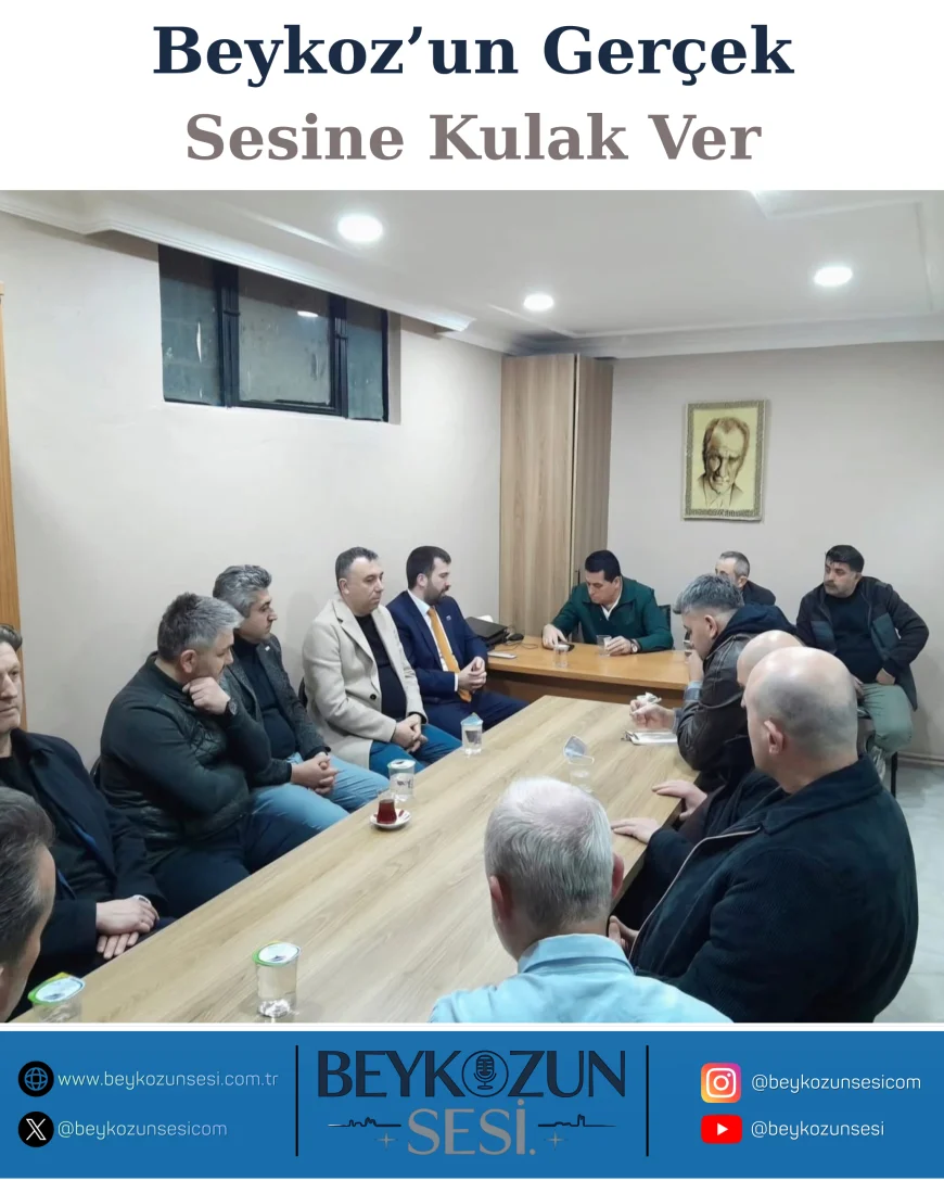 ANAHTAR PARTİ BEYKOZ İLÇE BAŞKANI ONUR KAYA STK BULUŞMALARINDA KONUŞTU: “SİVİL TOPLUM İLE İSTİŞAREYİ ÖNEMSİYORUZ”