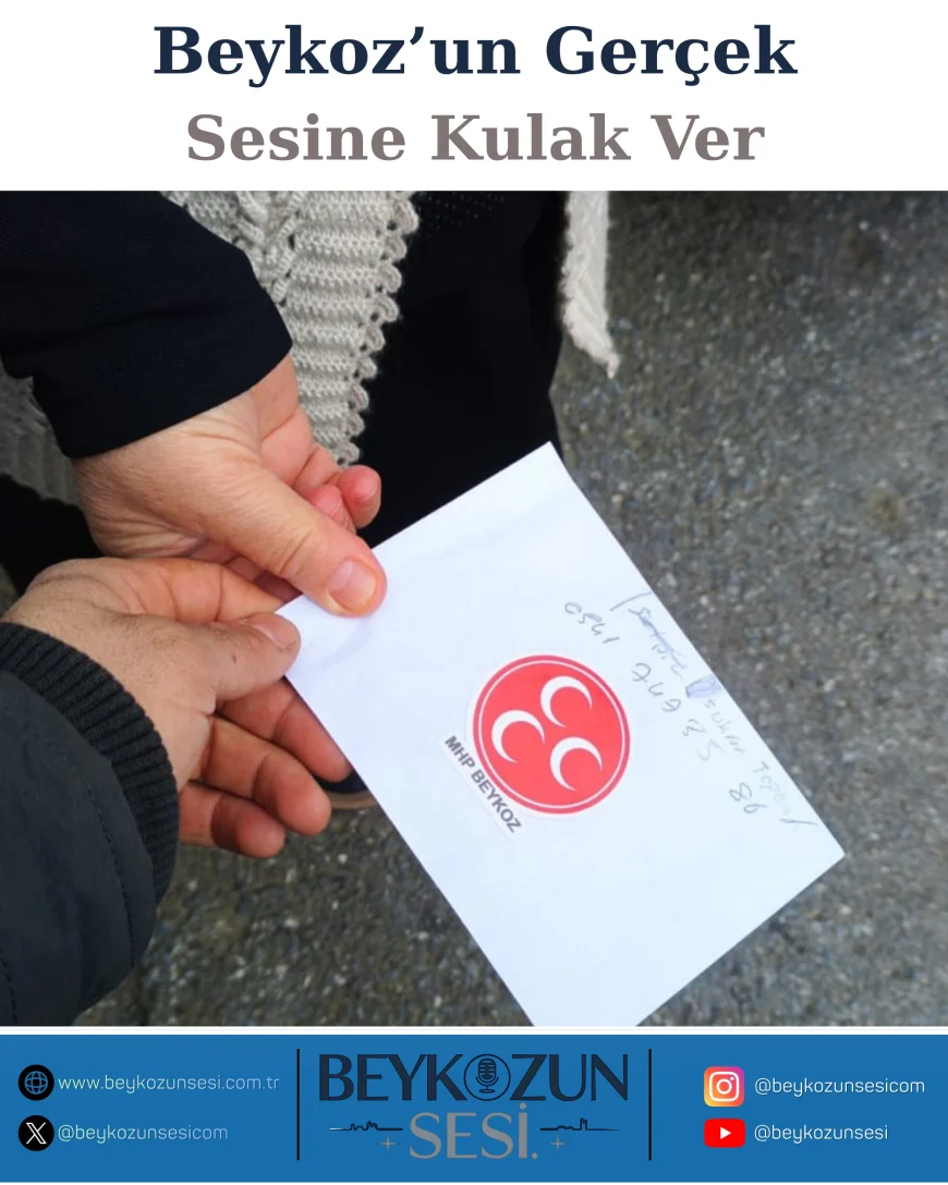 MHP Beykoz İlçe Başkanlığı, Ramazan Ayında Mahallelere Alışveriş Destek Kartları Dağıtıyor
