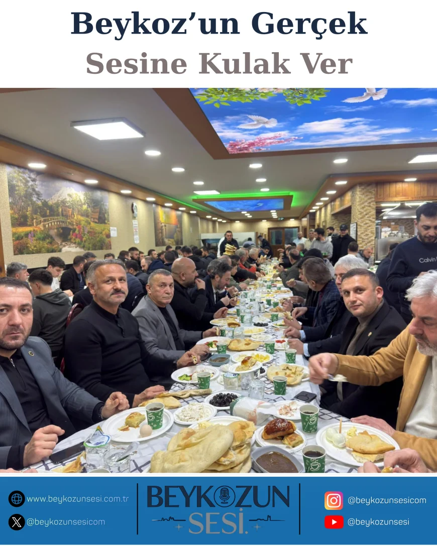 MHP Beykoz İlçe Başkanı Emre Çömlekçi Rize Yumrutaptepe Köyü Derneği Sahur Programında Vatandaşlarla Buluştu
