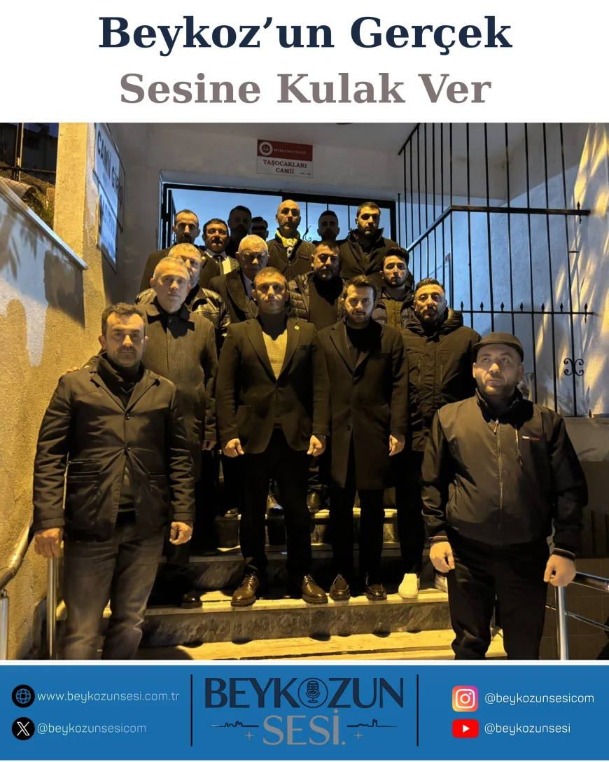 MHP Beykoz İlçe Başkanı Emre Çömlekçi Şahinkaya Taş Ocakları Camii’nde Mahalle Sakinleriyle İftar Sofrasında Buluştu