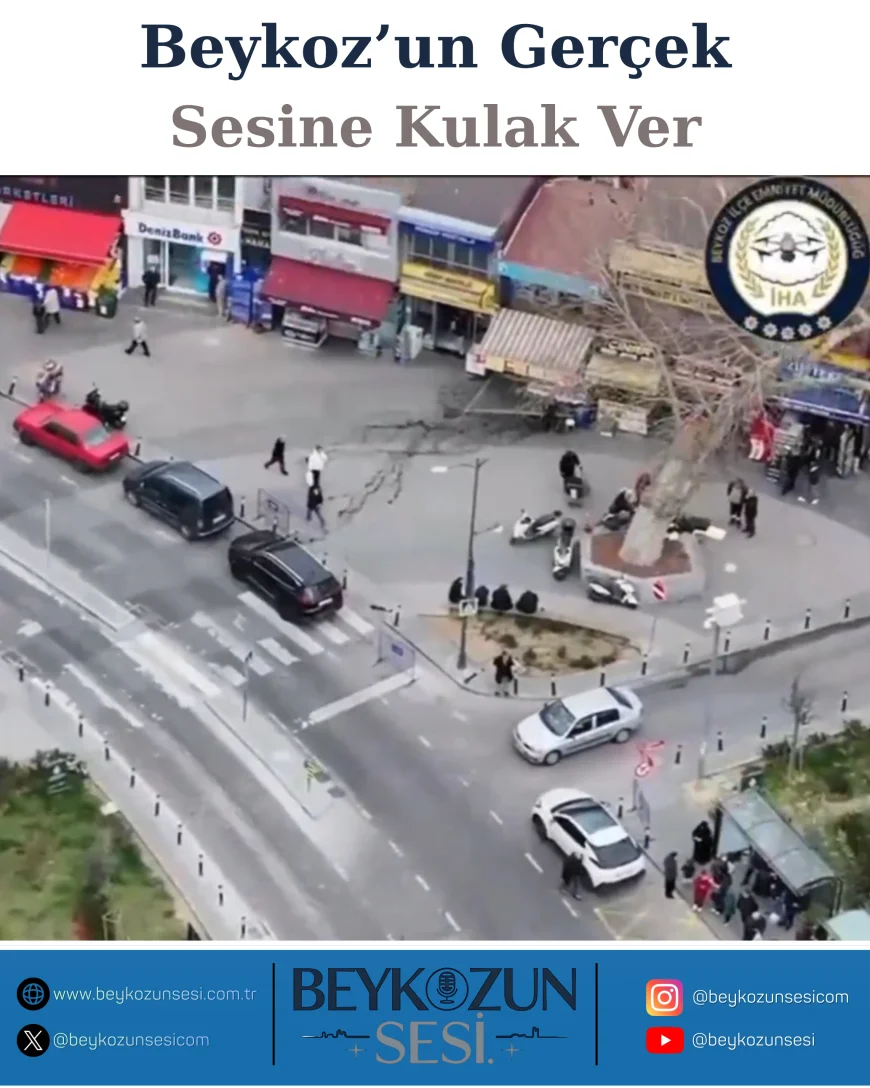 Beykoz’da Drone Destekli Trafik Denetiminde 58 Araca 190 Bin Lira Ceza Uygulandı