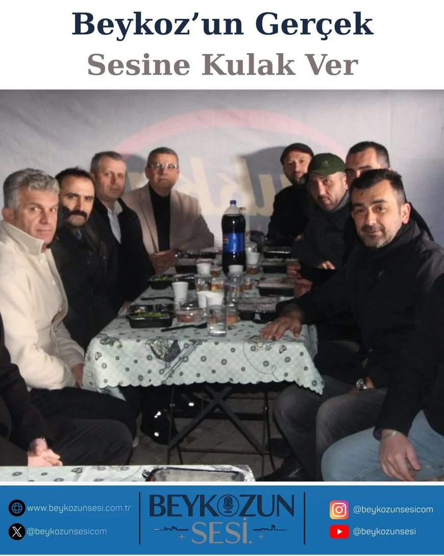 MHP Beykoz İlçe Başkanı Emre Çömlekçi Adına Teşkilat, Kanlıca Spor Kulübü İftar Sofrasına Ortak Oldu