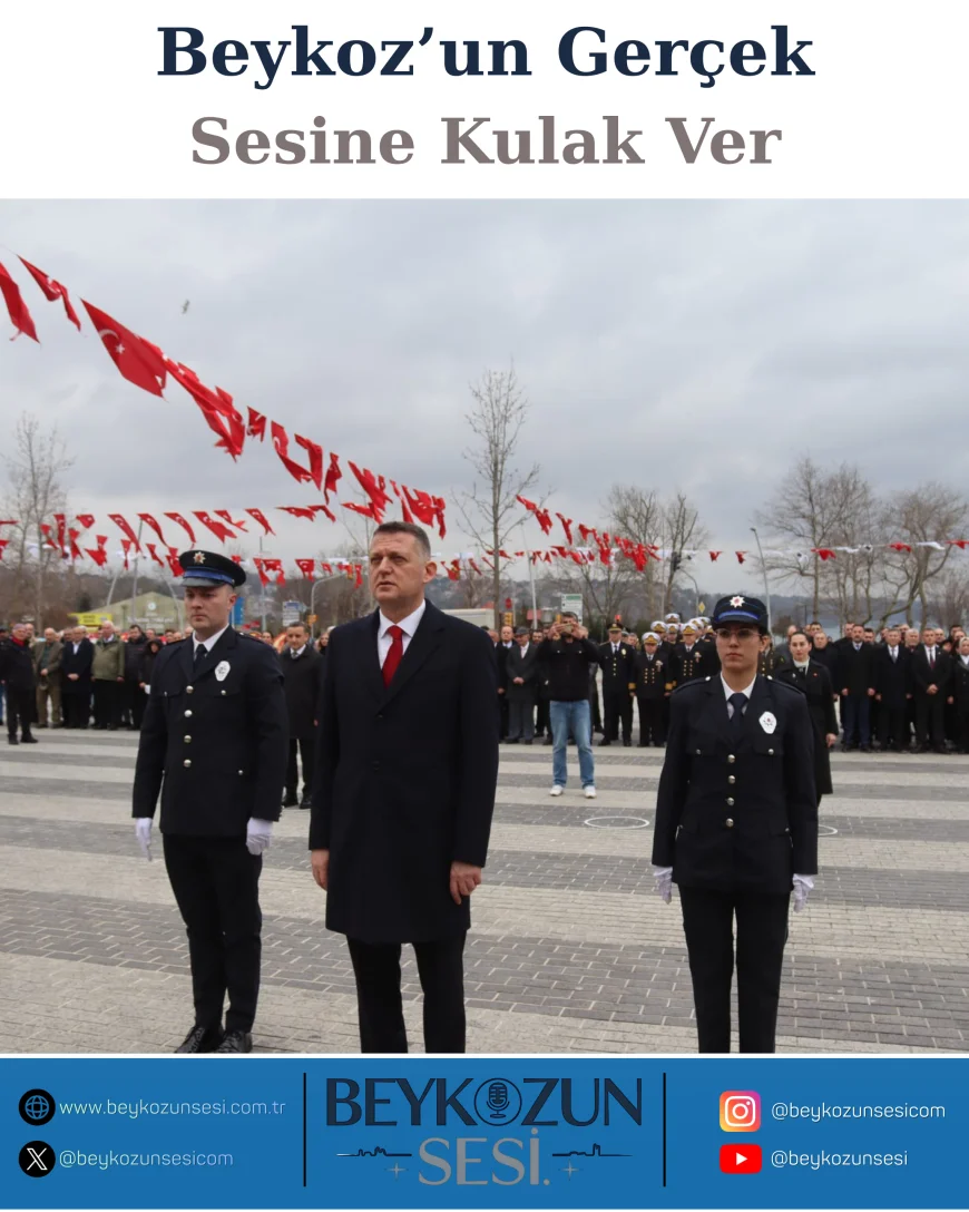 Beykoz’da 18 Mart Töreninde Çanakkale Şehitleri İçin Tek Yürek Olundu