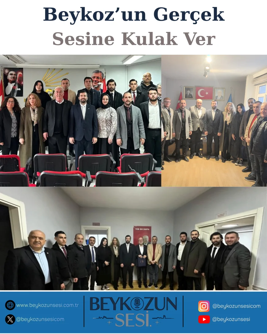 Anahtar Parti Beykoz İlçe Başkanlığı’ndan CHP, Saadet ve İYİ Parti’ye Bayram Ziyaretleri