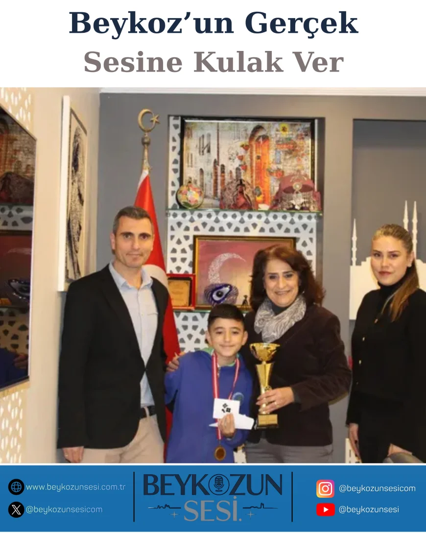 Kağıttan Kanatlar İstanbul Şampiyonu Ayaz Ali Cüneray Beykoz’ta Gururlandırdı