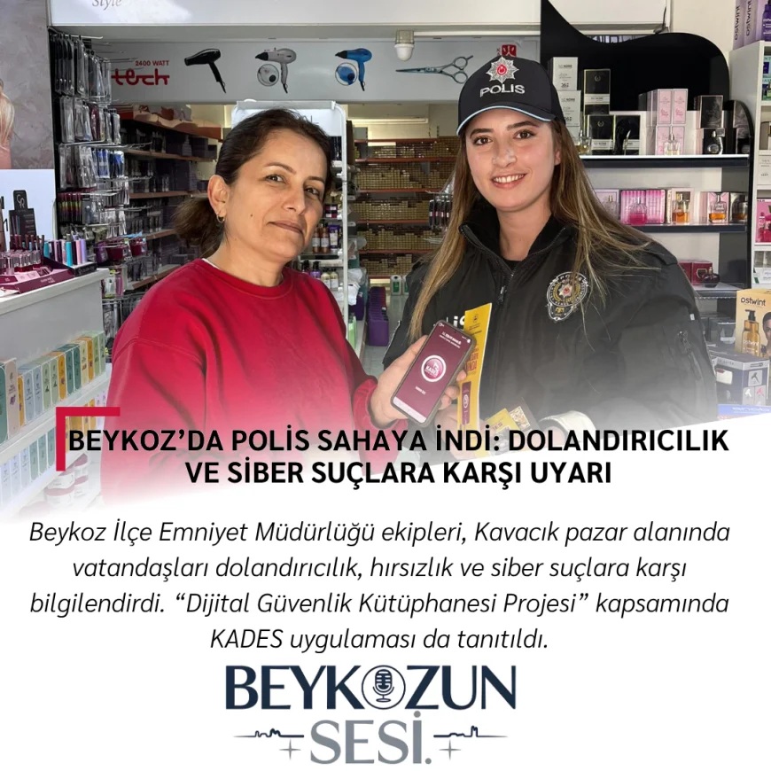Beykoz’da Polis Sahaya İndi: Dolandırıcılık ve Siber Suçlara Karşı Uyarı
