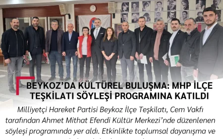 Beykoz’da kültürel etkinlikte dikkat çeken tablo! MHP teşkilatı vatandaşlarla buluştu