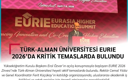 Türk-Alman Üniversitesi EURIE 2026’da kritik temaslarda bulundu