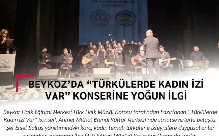 Beykoz’da “Türkülerde Kadın İzi Var” konserine yoğun ilgi
