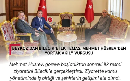 Beykoz’dan Bilecik’e İlk Temas: Mehmet Hüsrev’den “Ortak Akıl” Vurgusu