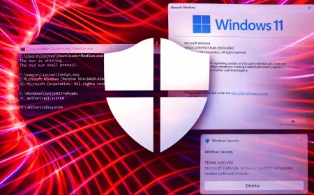 Microsoft Defender’da “RedSun” Sıfır Gün Açığı: SYSTEM Yetkisi Veren Exploit Doğrulandı