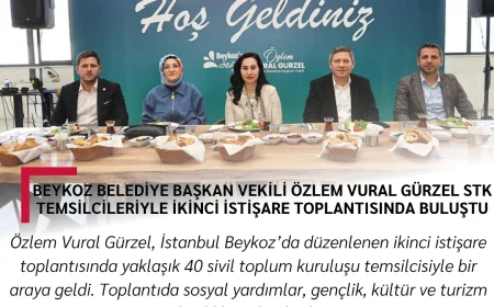 Beykoz Belediye Başkan Vekili Özlem Vural Gürzel STK Temsilcileriyle İkinci İstişare Toplantısında Buluştu