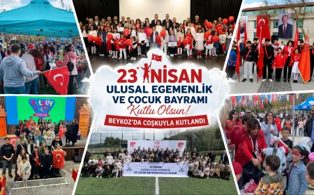 Beykoz’da 23 Nisan Coşkusu: Çocuklar Bayram Sevincini Doyasıya Yaşadı