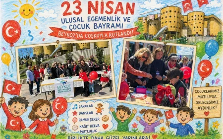 Beykoz Kent Konseyi Çubuklu Silolar’da 23 Nisan Şenliğine Katıldı Çocuklar Bayram Sevincini Doyasıya Yaşadı