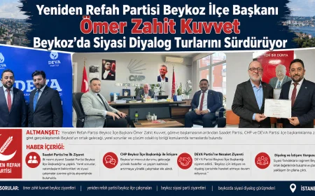 Beykoz’da Siyasi Trafik Hızlandı! Ömer Zahit Kuvvet’ten Dikkat Çeken Ziyaret Turu