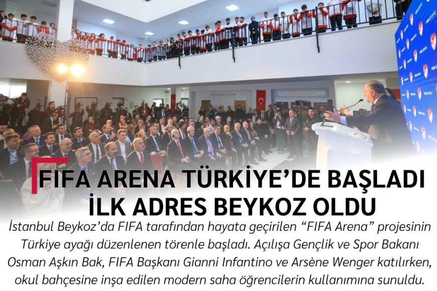 FIFA Arena Türkiye’de Başladı: İlk Adres Beykoz Oldu