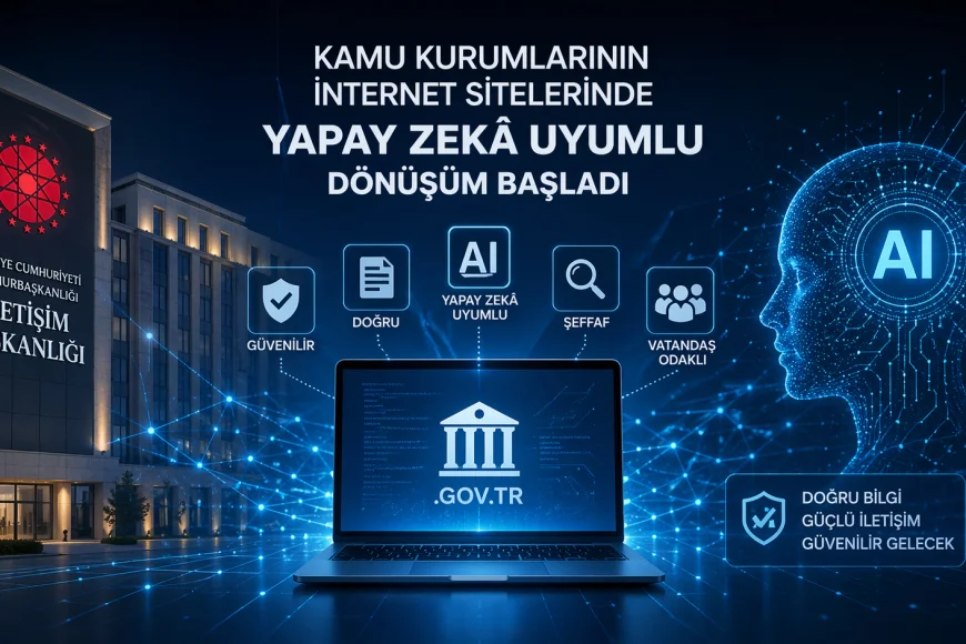 İletişim Başkanlığı Başlattı: Kamu Sitelerinde Yapay Zekâ Uyumlu Yeni Dönem
