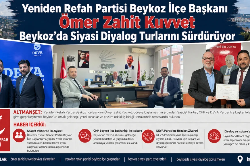Beykoz’da Siyasi Trafik Hızlandı! Ömer Zahit Kuvvet’ten Dikkat Çeken Ziyaret Turu