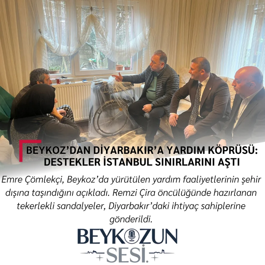Beykoz’dan Diyarbakır’a Yardım Köprüsü: Destekler İstanbul Sınırlarını Aştı