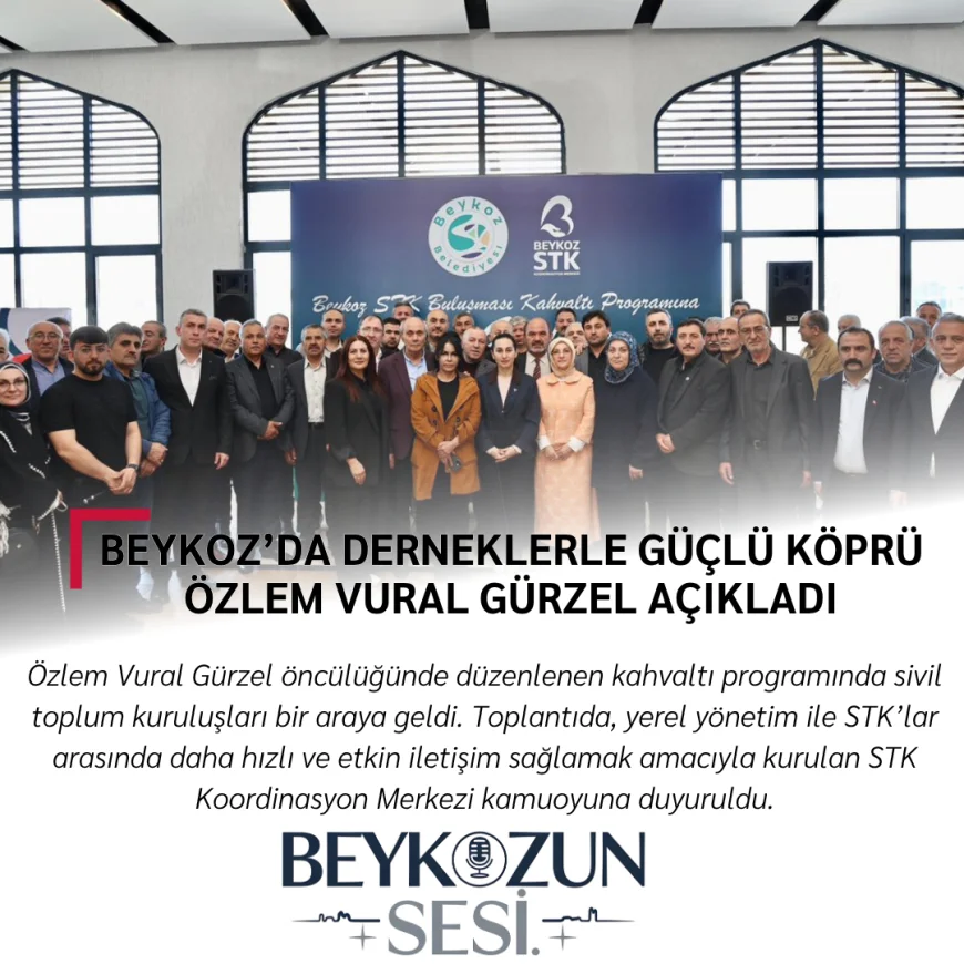Beykoz’da derneklerle güçlü köprü: Özlem Vural Gürzel açıkladı