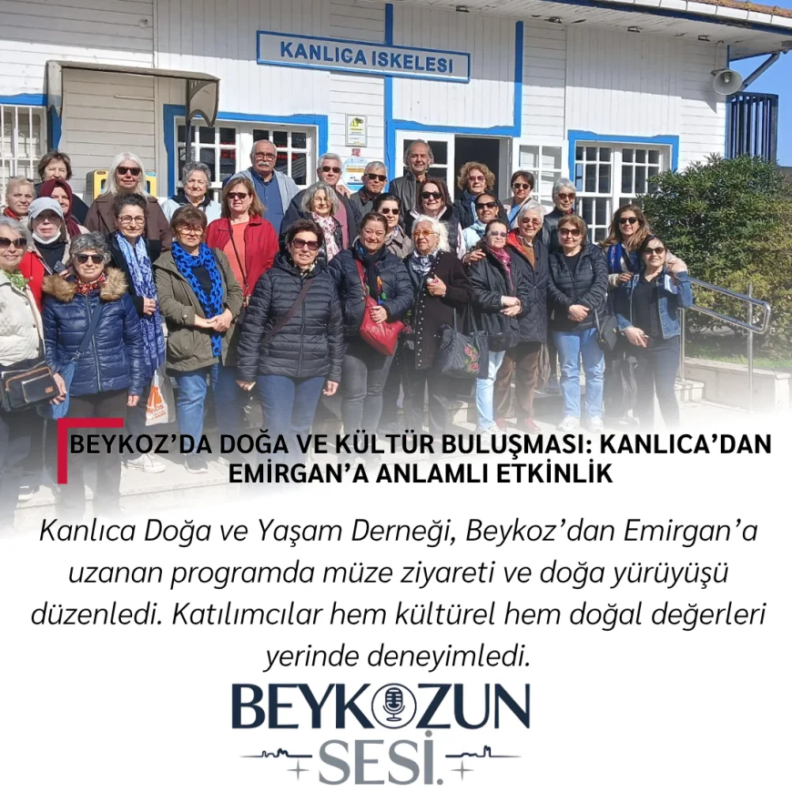 Beykoz’da Doğa ve Kültür Buluşması: Kanlıca’dan Emirgan’a Anlamlı Etkinlik