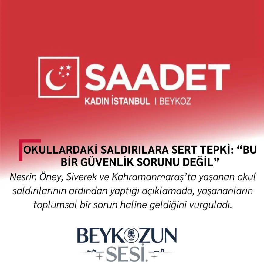 Okullardaki Saldırılara Sert Tepki: “Bu Bir Güvenlik Sorunu Değil”