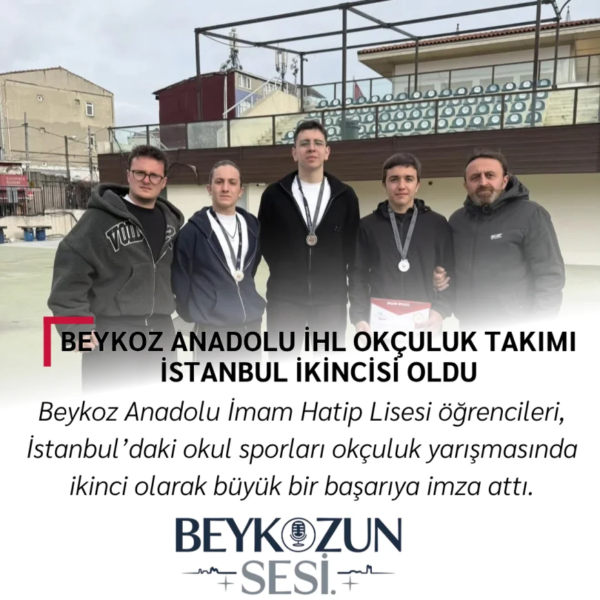 Beykoz Anadolu İHL Okçuluk Takımı İstanbul İkincisi Oldu