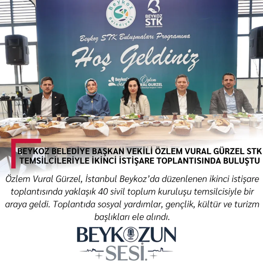 Beykoz Belediye Başkan Vekili Özlem Vural Gürzel STK Temsilcileriyle İkinci İstişare Toplantısında Buluştu
