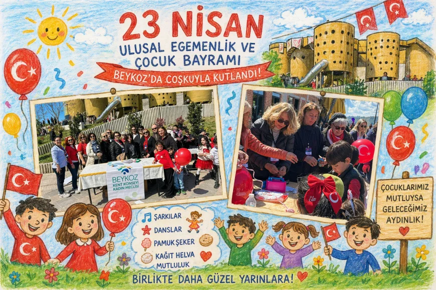 Beykoz Kent Konseyi Çubuklu Silolar’da 23 Nisan Şenliğine Katıldı Çocuklar Bayram Sevincini Doyasıya Yaşadı