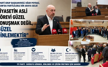 Uğur Poyraz’dan Çorum’da dikkat çeken sözler: “Siyasetin görevi dinlemektir”