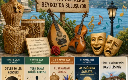 Beykoz’da Mayıs Ayı Kültür Sanatla Dolu: Konser, Sergi ve Tiyatro Programı Başlıyor