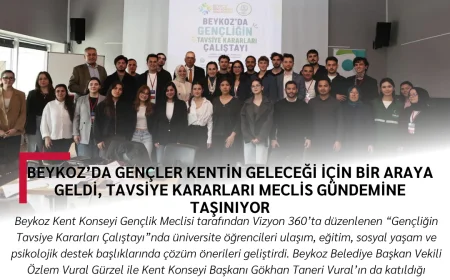 Beykoz’da Gençler Kentin Geleceği İçin Bir Araya Geldi, Tavsiye Kararları Meclis Gündemine Taşınıyor