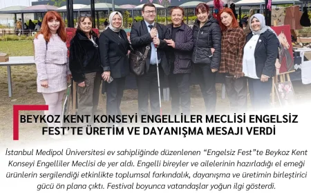 Beykoz Kent Konseyi Engelliler Meclisi Engelsiz Fest’te üretim ve dayanışma mesajı verdi