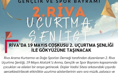 Riva’da 19 Mayıs coşkusu 2. Uçurtma Şenliği ile gökyüzüne taşınacak