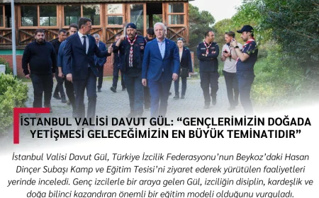 İstanbul Valisi Davut Gül: “Gençlerimizin doğada yetişmesi geleceğimizin en büyük teminatıdır”