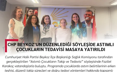 CHP Beykoz’un Düzenlediği Söyleşide Astımlı Çocukların Tedavisi Masaya Yatırıldı