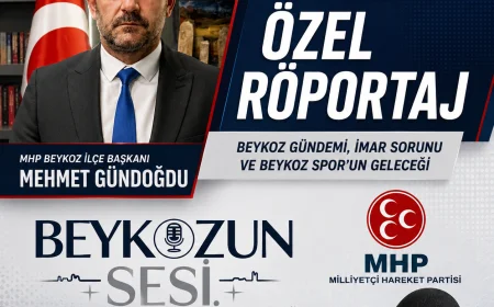 MHP Beykoz İlçe Başkanı Mehmet Gündoğdu Beykozunsesi’ne Konuştu: “Beykozlular Beykoz’da Kalacak, Beykoz Spor Ayağa Kalkacak”