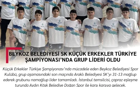 Beykoz Belediyesi SK Küçük Erkekler Türkiye Şampiyonası’nda Grup Lideri Oldu