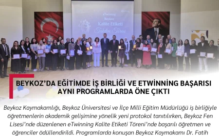 Beykoz’da Eğitimde İş Birliği ve eTwinning Başarısı Aynı Programlarda Öne Çıktı